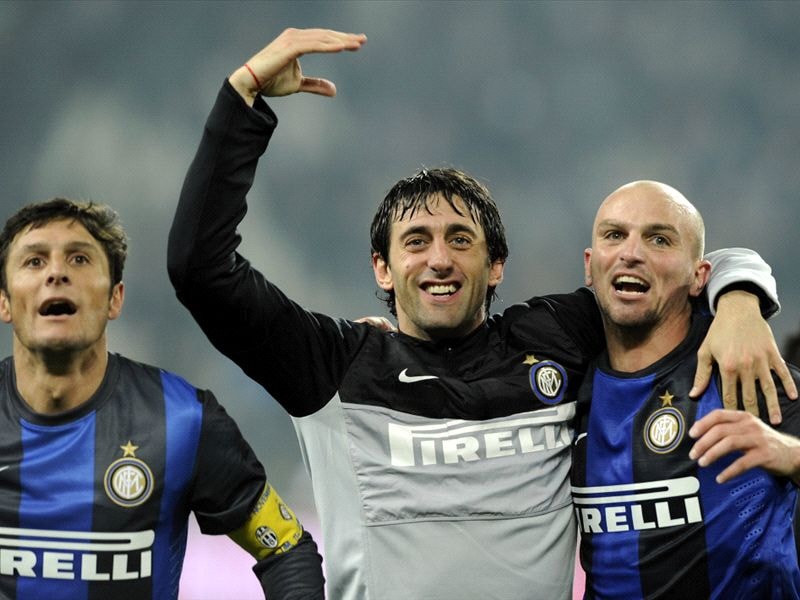 Bộ 3 Zanetti – Milito – Cambiasso từng bị HLV Diego Maradona không đoái hoài tại năm 2010. Ảnh: Internet