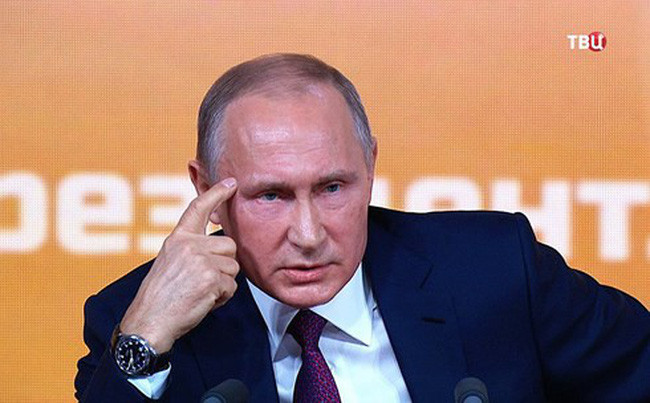Tổng thống Nga Vladimir Putin. Ảnh TVC