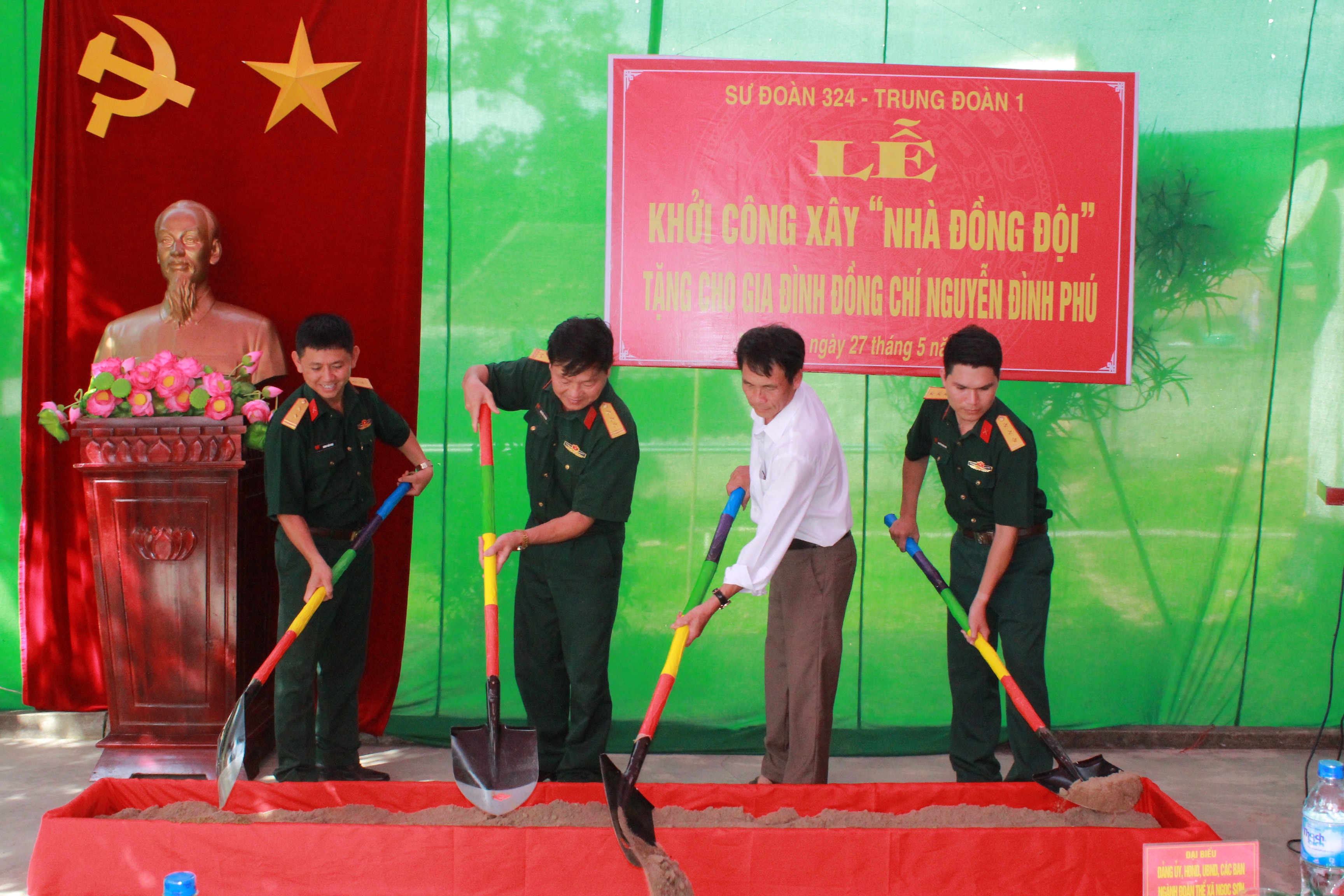  Xây dựng nhà nghĩa tình đồng đội tại Thanh Chương ảnh Tường Hiếu