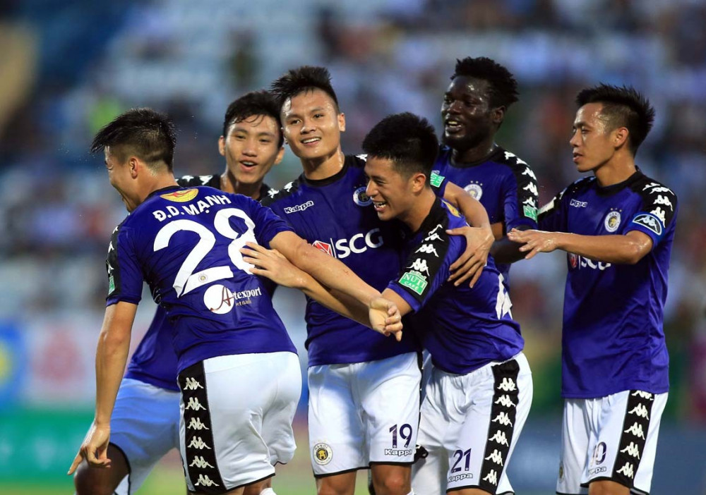 Hà Nội FC đang thể hiện một sức mạnh khủng khiếp ở V.League 2018. Ảnh: Internet