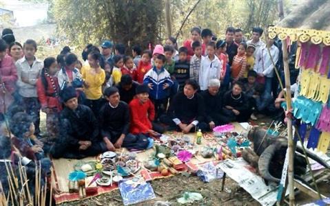 Lễ hội cúng Rừng của Đồng báo Thái tỉnh Yên Bái. Ảnh: Tư liệu