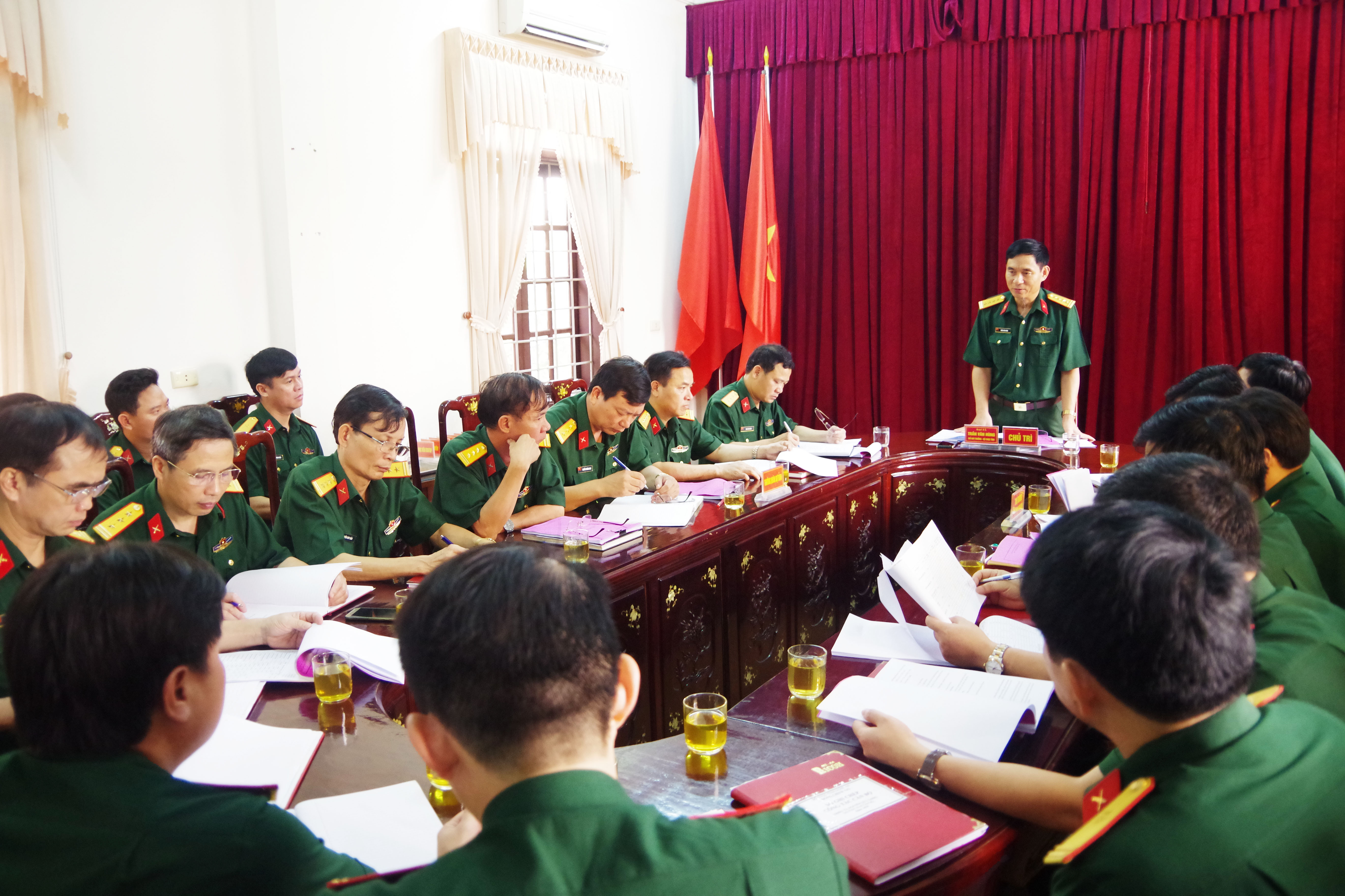 Quang cảnh lễ bàn giao 