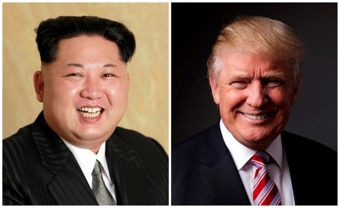 Nhà lãnh đạo Triều Tiên Kim Jong Un (trái) và Tổng thống Mỹ Donald Trump - Ảnh: Reuters