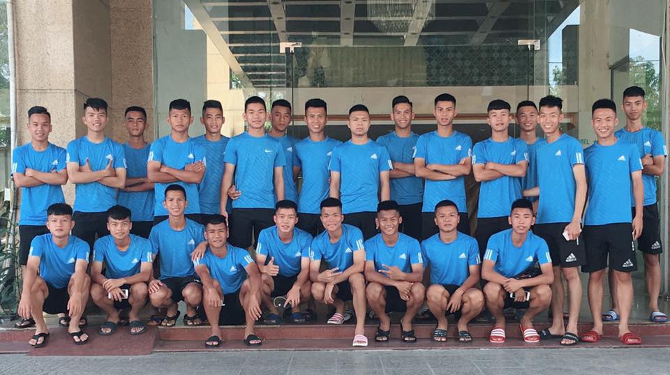 Đội U17 SLNA năm 2018. Ảnh: SLNA FC