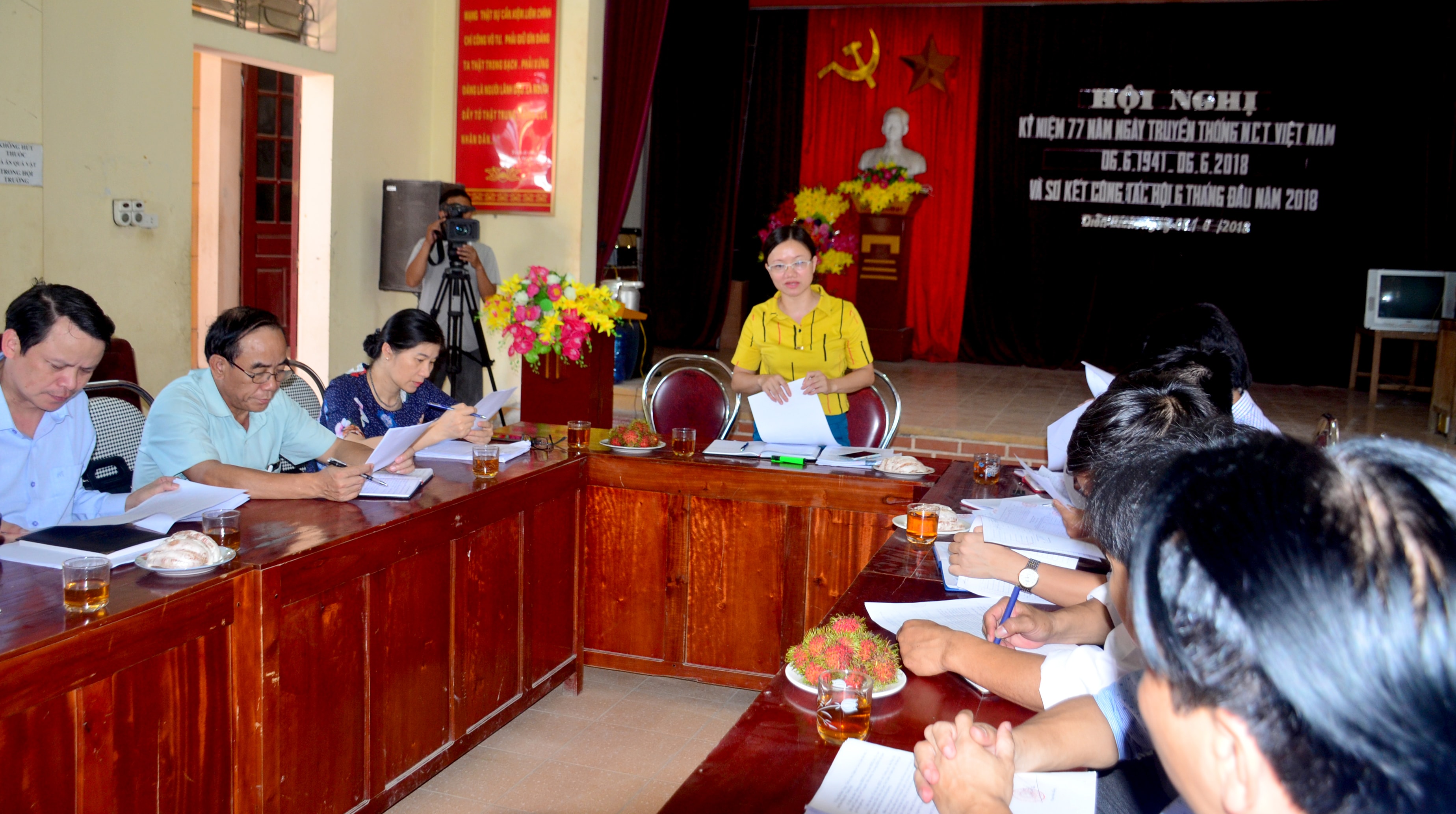 Toàn cảnh cuộc làm việc. Ảnh: Thành Duy