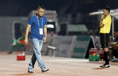 Ông Trần Tiến Đại rút lui khỏi chức vụ chủ tịch CLB Sài Gòn khi V-League 2018 chưa đi hết nửa chặng đường. Ảnh: Đức Đồng.