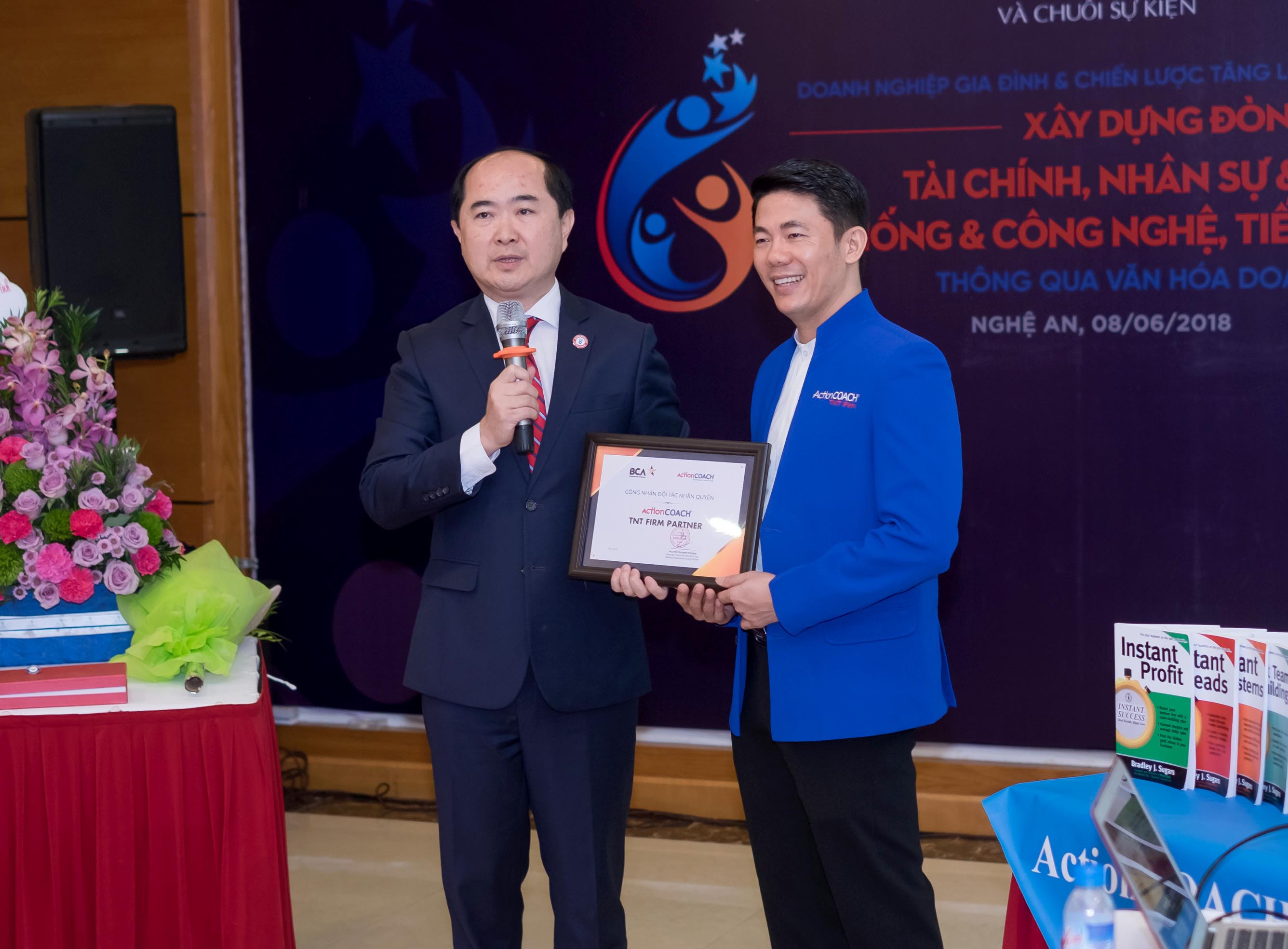 Công ty TNHH  ACTIONCOACH TNT (ActionCOACH TNT Firm) là một trong những văn phòng nhượng quyền thương hiệu chính thức của ActionCOACH Global đã có mặt ở các tỉnh Thanh Hóa – Nghệ An – Hà Tĩnh. Ảnh: Đinh Nguyệt