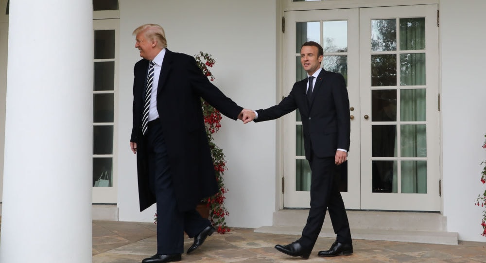 Tổng thống Mỹ Donald Trump và Tổng thống Pháp Macron