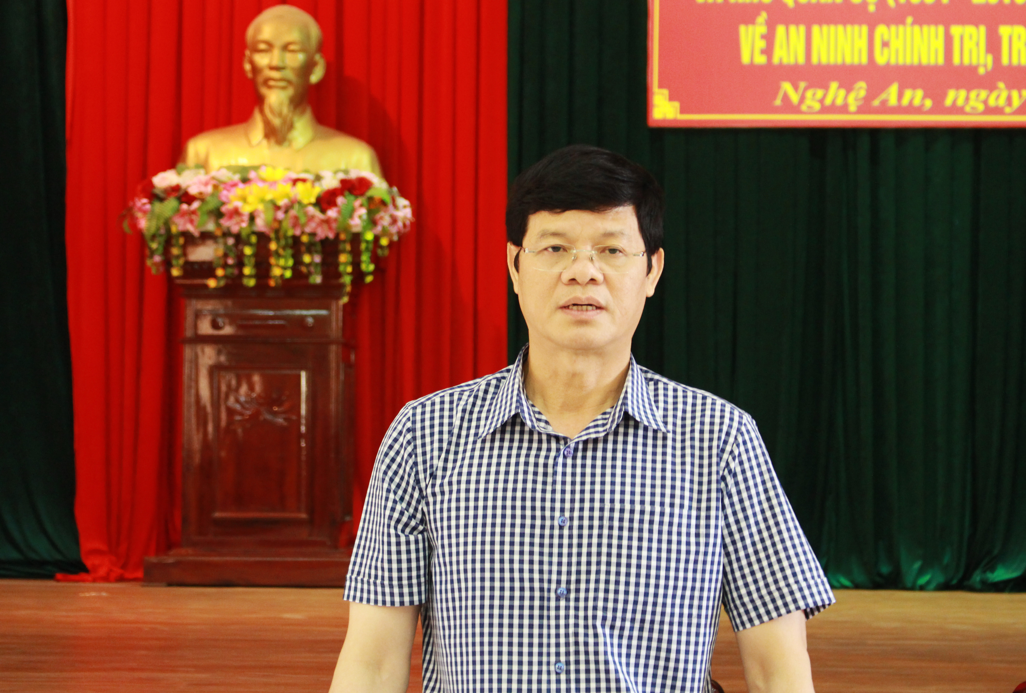 Đồng chí Lê Xuân Đại kết luận tại Hội nghị. Ảnh: Phương Thúy