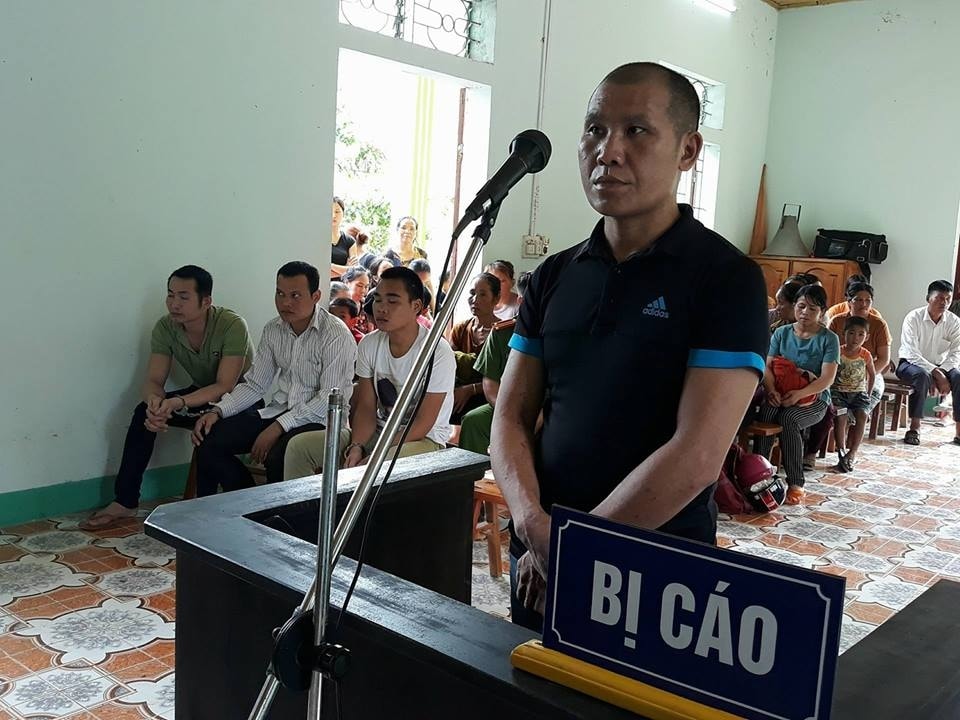 Bị cáo Vừ Nỏ Nênh. Ảnh: Lữ Phú