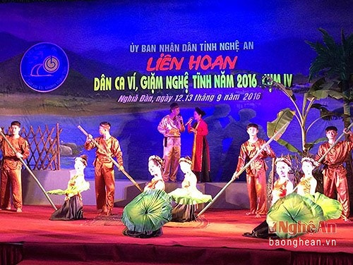 Liên hoan dân ca ví dặm luôn là một sân chơi được chờ đợi nhất cho tất cả những người yêu dân ca xứ Nghệ. Ảnh: tư liệu