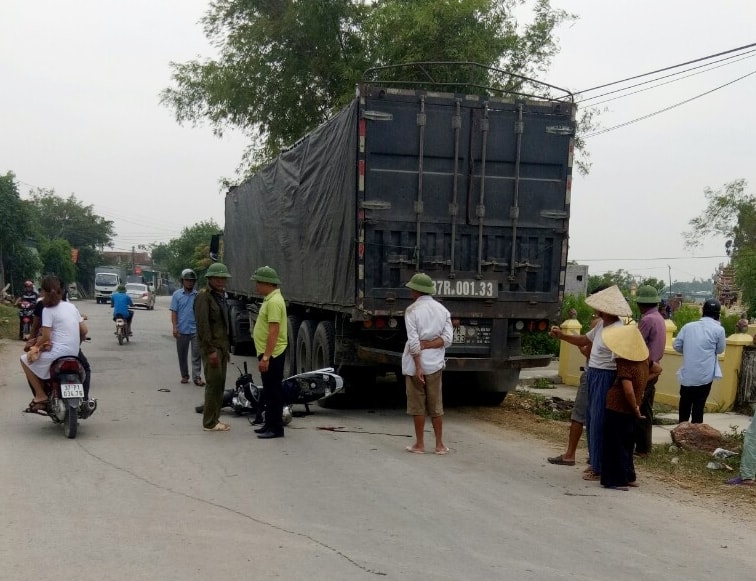 Hiện trường vụ tai nạn. Ảnh: Đức Thành