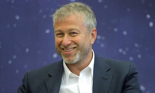 Tỷ phú Roman Abramovich trong một sự kiện đầu năm 2018. Ảnh: AFP.