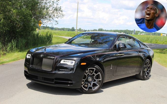 Paul Pagba, tuyển thủ Pháp tại World Cup 2018, sử dụng xe siêu sang Rolls-Royce Wraith Black Badge. Xe 2 cửa của Rolls-Royce trang bị động cơ 6.6 V12 tăng áp kép, công suất 632 mã lực, mô-men xoắn cực đại 870 Nm, hộp số tự động 8 cấp, tăng tốc 0-100 km/h trong 4,5 giây.