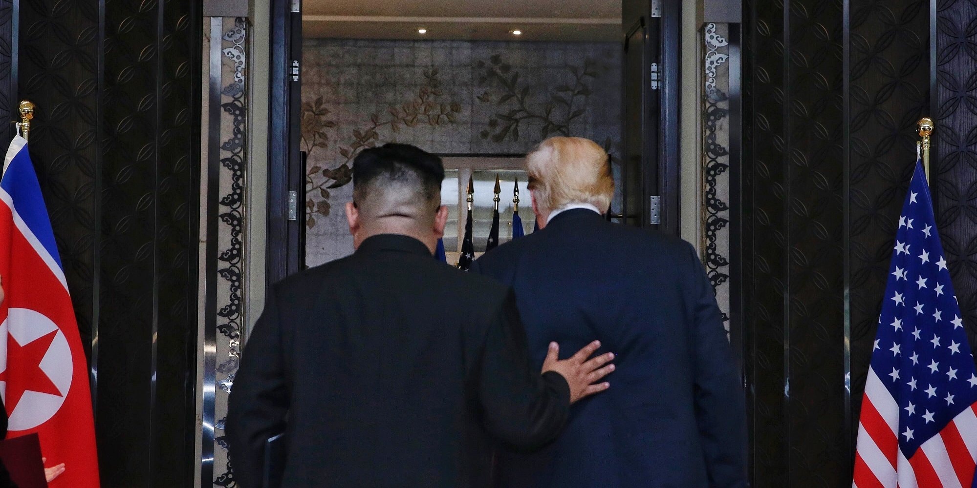 Nhà lãnh đạo Triều Tiên Kim Jong-un và Tổng thống Mỹ Donald Trump. Ảnh: Getty