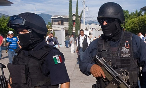 Cảnh sát liên bang Mexico. Ảnh: AFP.