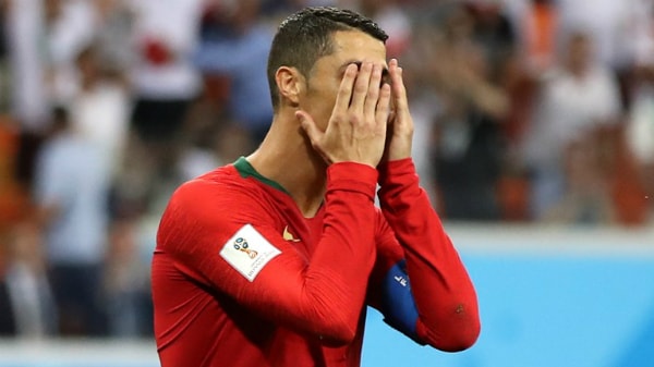 Ronaldo bỏ lỡ cơ hôịghi sáu bàn liên tiếp cho đội tuyển quốc gia tại World Cup. Ảnh:FIFA.