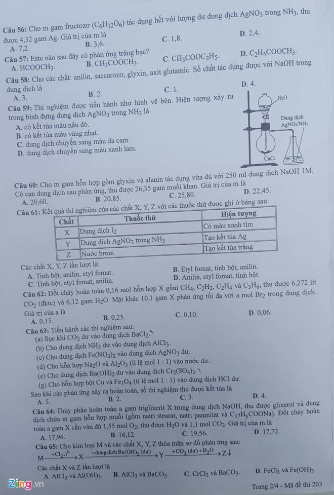 De thi Hoa hoc THPT quoc gia 2018 hinh anh 2