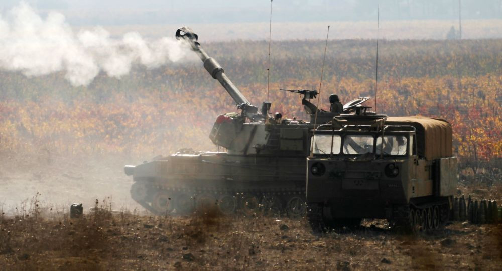 Quân đội Israel gần biên giới Syria. Ảnh: AFP