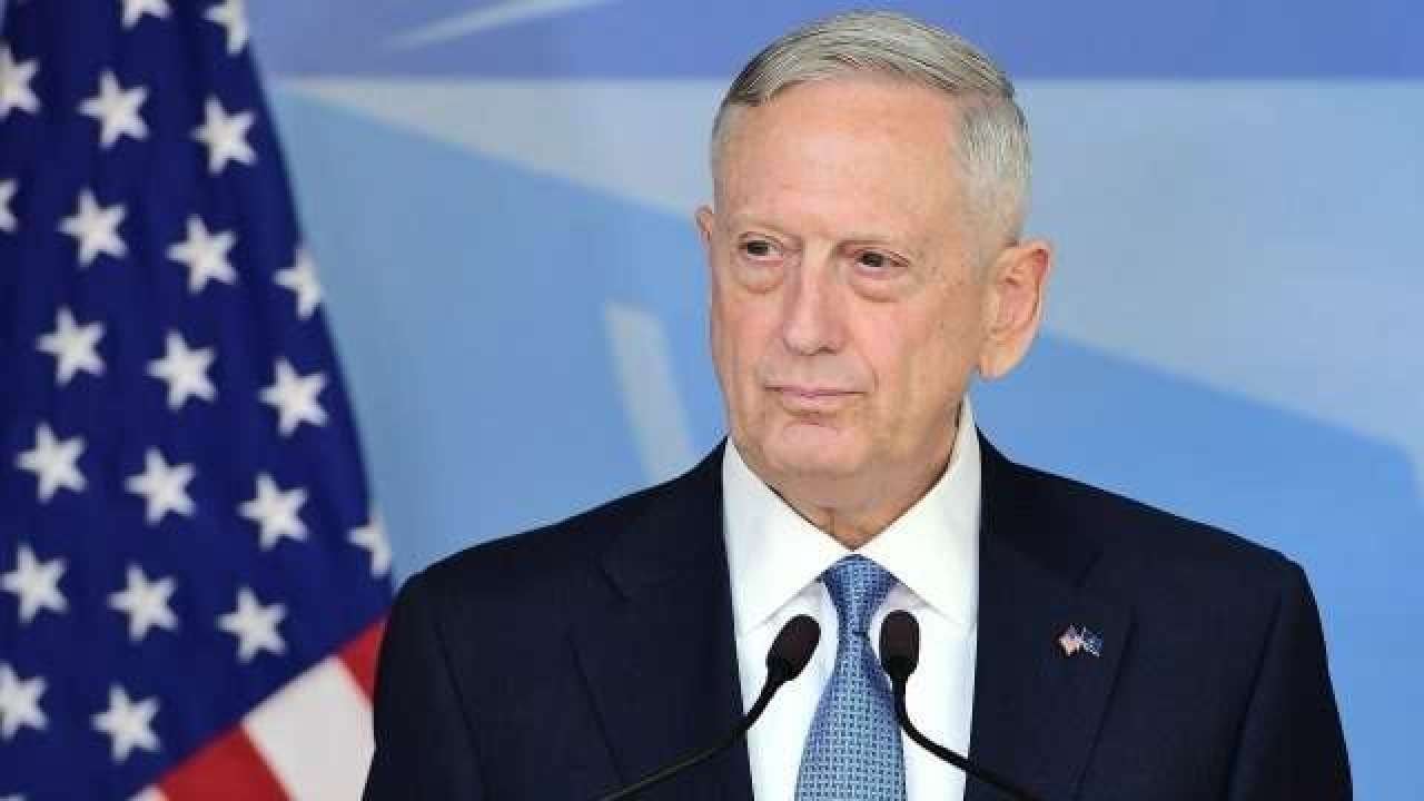 Bộ trưởng Quốc phòng Mỹ James Mattis. Ảnh: 