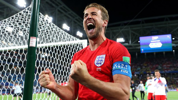 Harry Kane chứng tỏ phẩm chất người đội trưởng với bàn thắng thứ sáu ở World Cup 2018 và thực hiện thành công trong loạt luân lưu. Ảnh:FIFA.