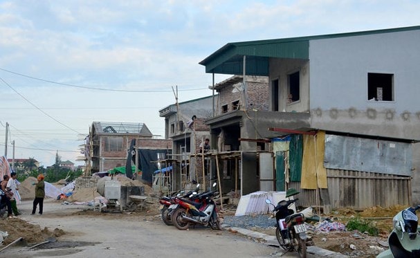 Xây dựng nhà ở dân cư tại TP. Vinh. Ảnh tư liệu