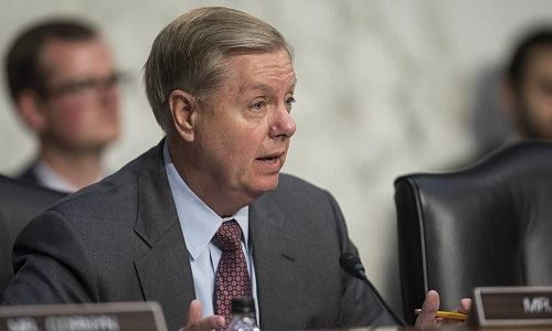 [Caption]Chú thích ảnh:Thượng nghị sĩ Lindsey Graham cho rằng Trung Quốc đứng sau những chỉ trích mới nhất của Triều Tiên đối với Mỹ. Ảnh: Politico.