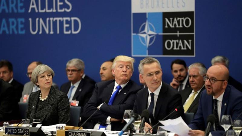 Kể từ khi nắm quyền, Tổng thống Trump liên tục chỉ trích các đồng minh NATO. Ảnh: Getty