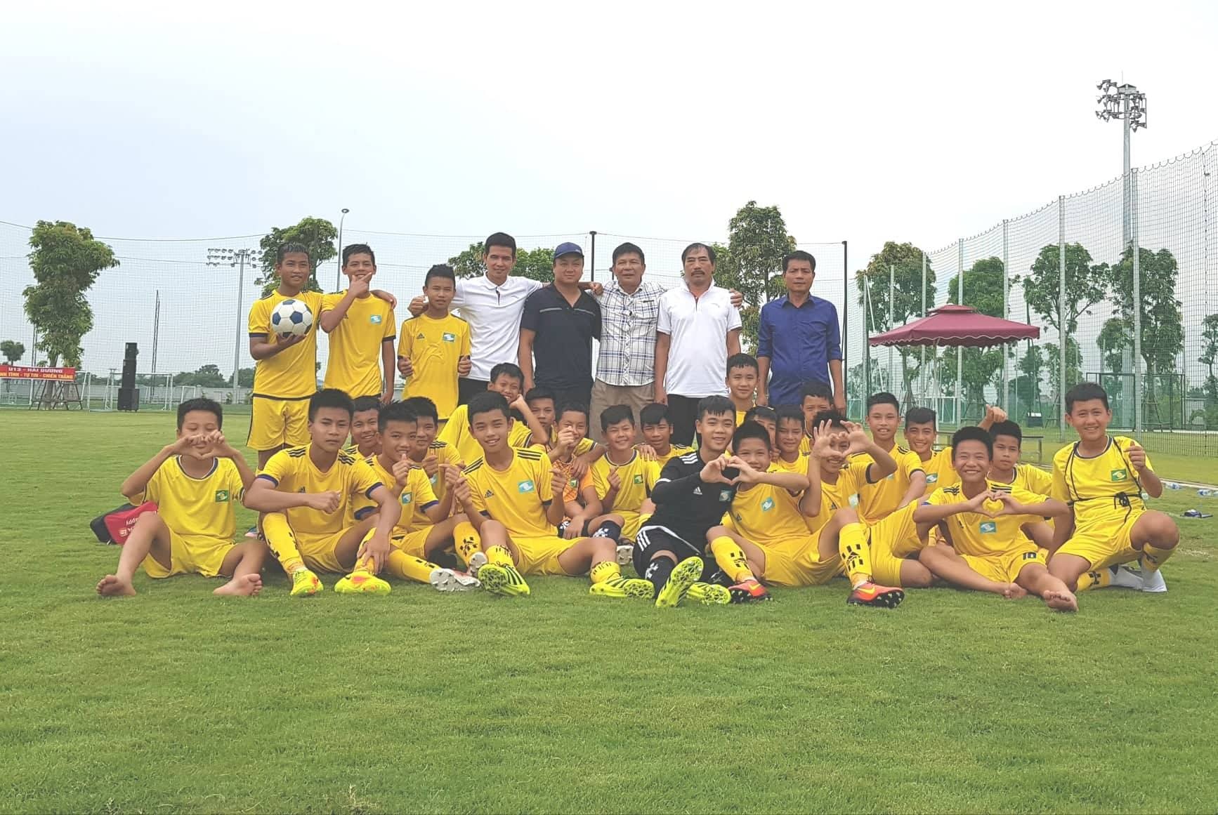 Đội U13 SLNA tiếp tục tìm lại ánh hào quang cho lò SLNA. Ảnh: Ngọc Anh