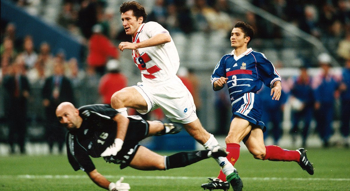 Davor Suker đưa Croatia vươn lên dẫn trước cách đây 20 năm nhưng Pháp là đội giành chiến thắng chung cuộc.