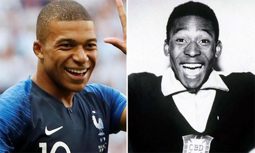 Mbappe có thể so sánh với huyền thoại của 60 năm trước.