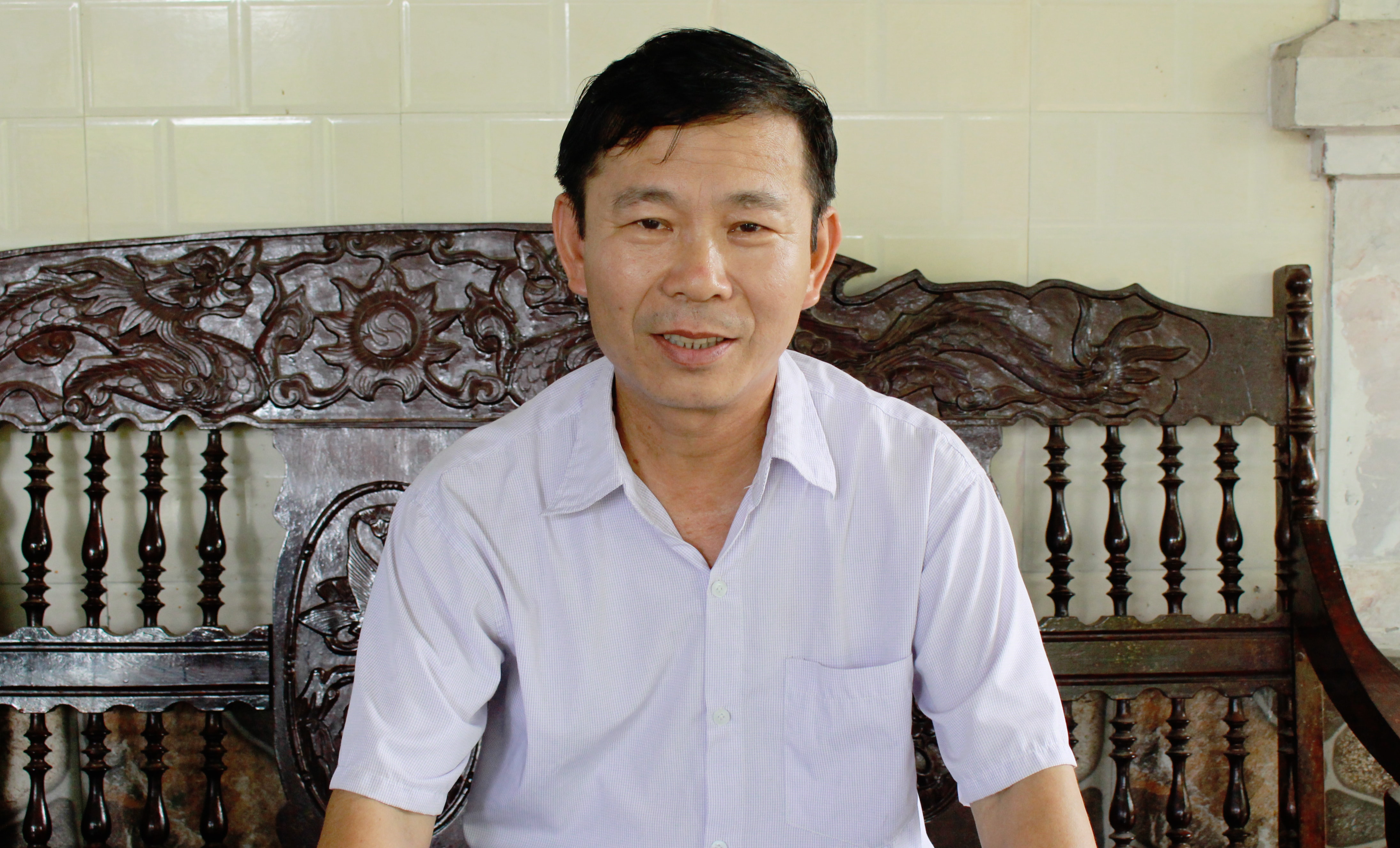 cử tri Đinh Cao Thái_xã Nghi Liên_ảnh Phương Thúy