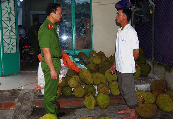 Gần 600kg mít thành phẩm tại hiện trường.