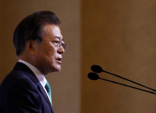 Tổng thống Hàn Quốc Moon Jae-in /// Reuters