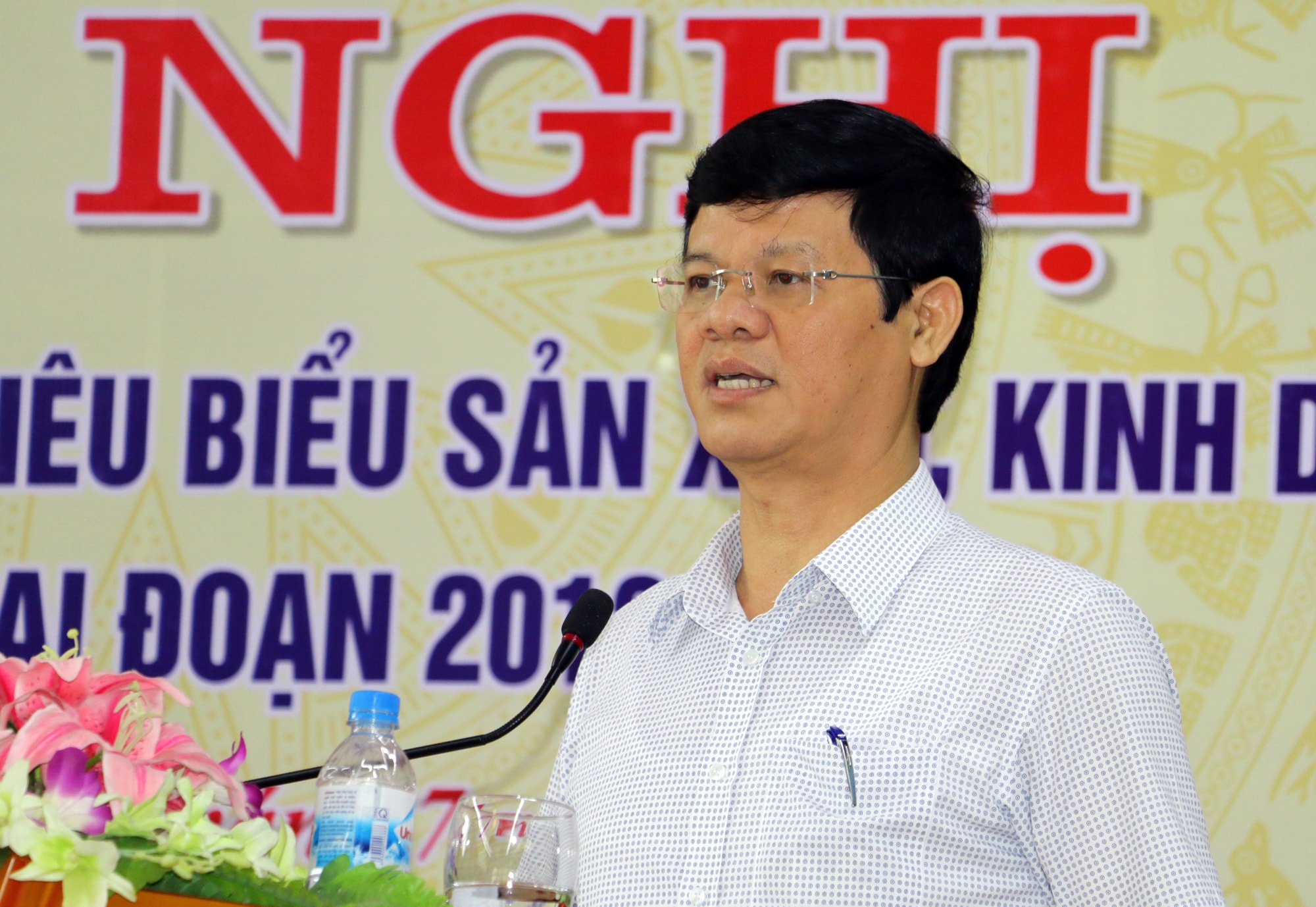 Đồng chí Lê Xuân Đại phát biểu chỉ đạo tại hội nghị. Ảnh: Mỹ Hà