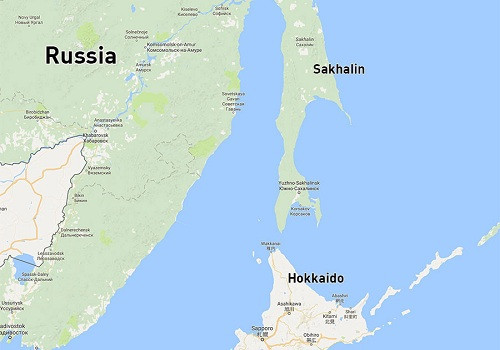 Vị trí đảo Sakhalin, Viễn Đông Nga. Đồ họa:RT.