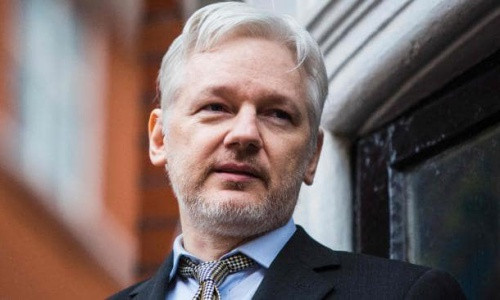 Ông chủ Wikileaks Assange. Ảnh: AFP.