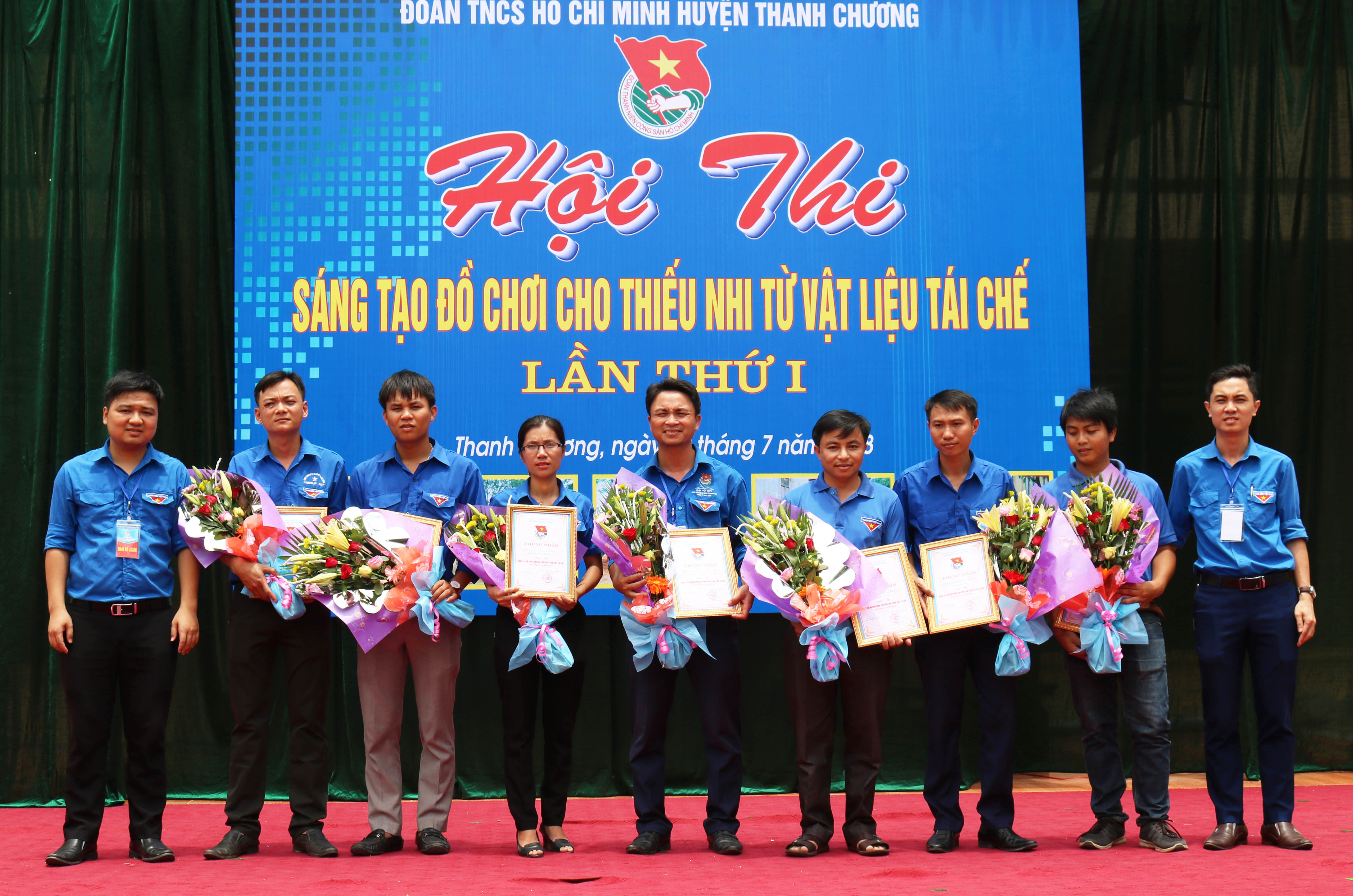 Cuộc thi khép lại, ban tổ chức đã trao giải Nhất tập thể cho cụm thi số 4 và các giải thành viên: giải Nhất cho đội Thanh Ngọc, giải Nhì cho đội Thanh Dương, giải Ba cho 2 đội Thanh Hưng, Thanh Hòa và nhiều giải khuyến khích. Những sản phẩm tham gia cuộc thi đã được giao lại cho các trường mầm non còn nhiều khó khăn trên địa bàn.