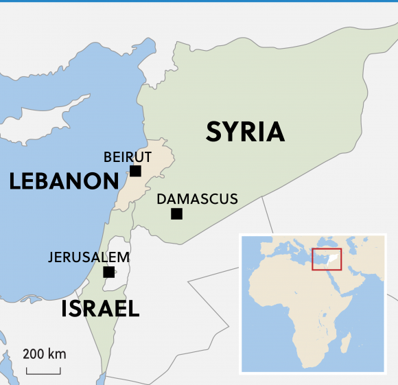 Có vị trí tiếp giáp với Syria khiến ngành sản xuất Liban thiệt hại do quốc chiến ở quốc gia láng giềng. Ảnh: Asia News
