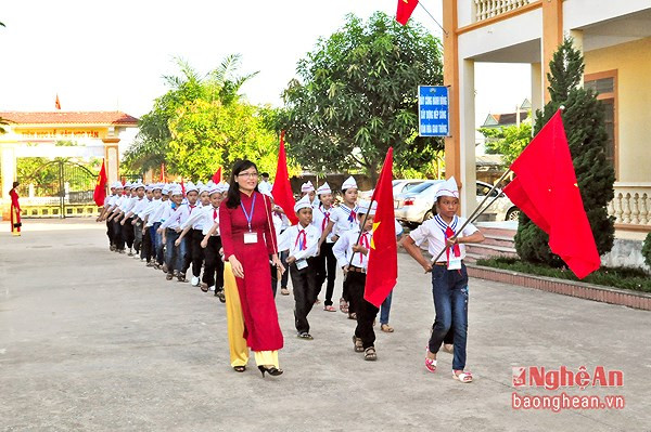 Trường THCS Đặng Chánh Kỷ (Nam Đàn) vinh dự mang tên người chiến sỹ cách mạng, người cán bộ tuyên giáo thế hệ đầu tiên. Ảnh tư liệu