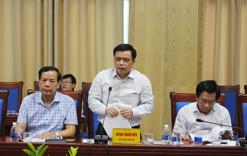 Đồng chí Huỳnh Thanh Điền khẳng định tỉnh Nghệ An sẽ chỉ đạo các đơn vị liên quan phối hợp chặt chẽ với ACV trong quá trình thực hiện dự án. Ảnh: Phú Hương