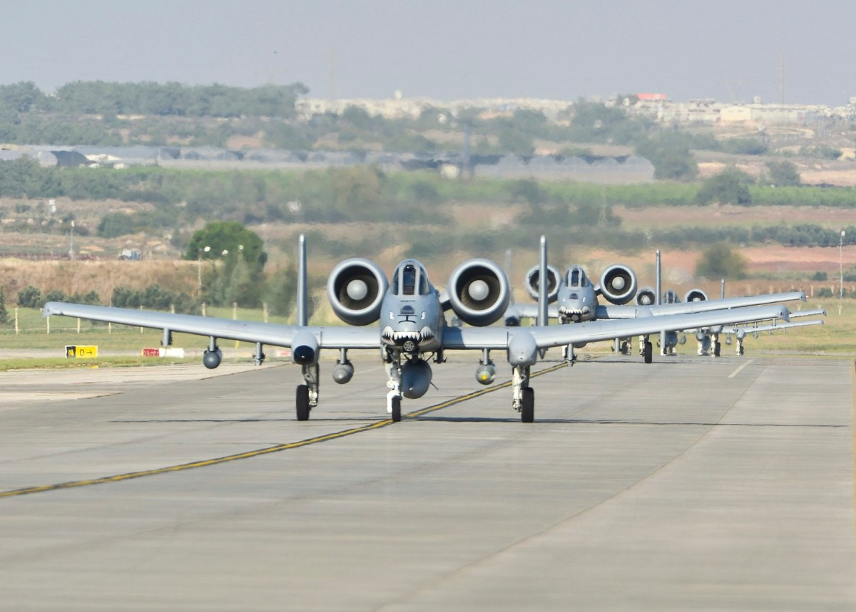 Chiến đấu cơ của Mỹ được triển khai đến Căn cứ không quân Incirlik, Thổ Nhĩ Kỳ hồi năm 2015 để tham gia chiến dịch chống IS. Ảnh: Không quân Mỹ