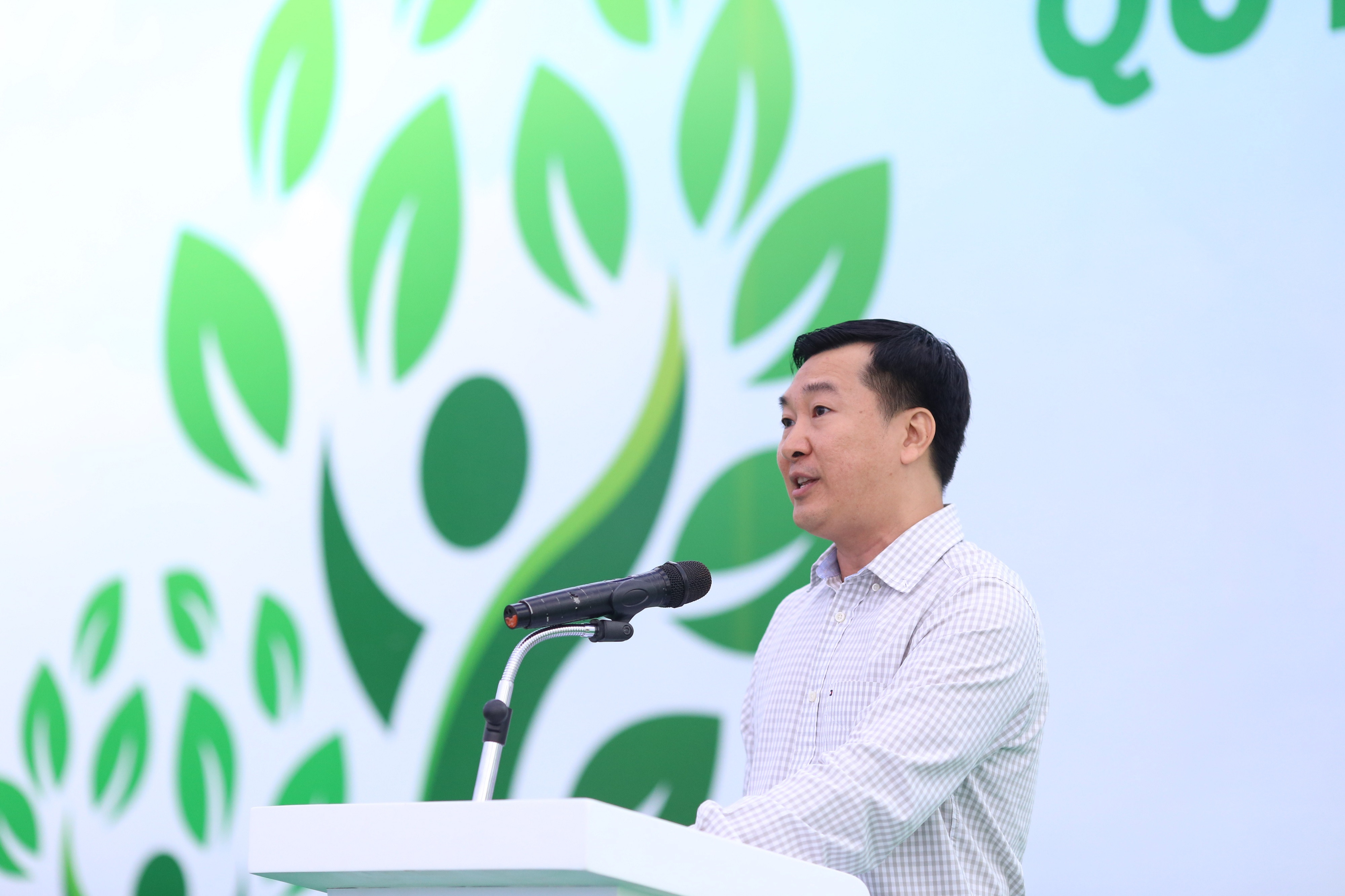 Ông Đỗ Thanh Tuấn – Giám đốc Đối Ngoại Vinamilk phát biểu tại chương trình
