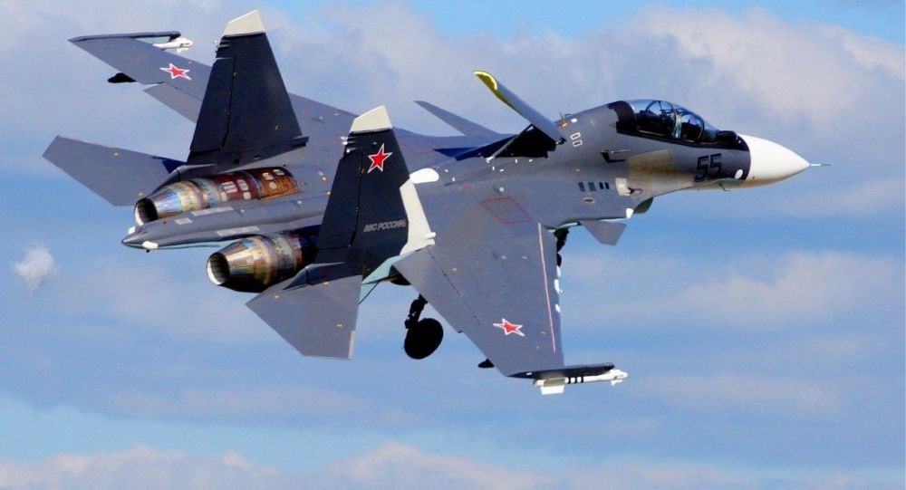 Máy bay chiến đấu SU -35 của Nga. Ảnh: Sputnik