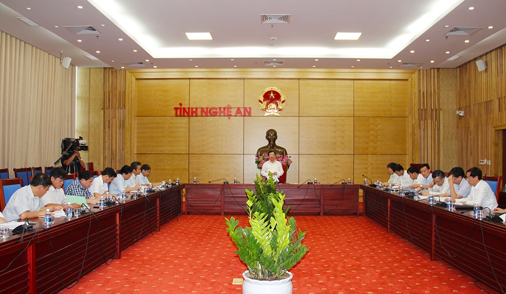 Toàn cảnh cuộc họp. Ảnh: Phú Hương