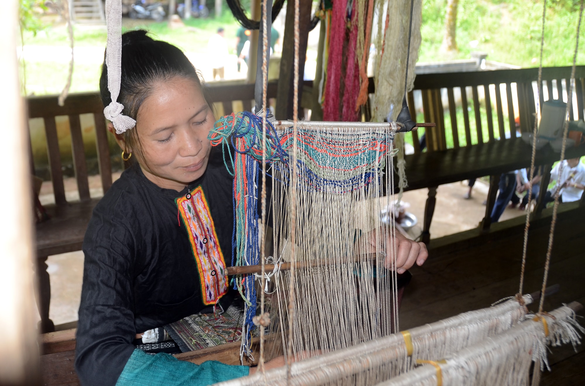 Làng Thái Cổ Na Xai hiện lưu giữ nhiều nét văn hóa sinh hoạt đặc trưng. Ảnh: Thành Chung