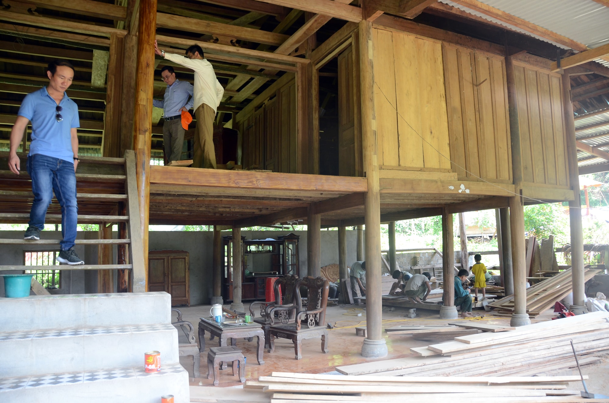Hiện nay Na Xai đang được huyện Quế Phong tập trung xây dựng mô hình du lịch cộng đồng. Ảnh: Thành Chung
