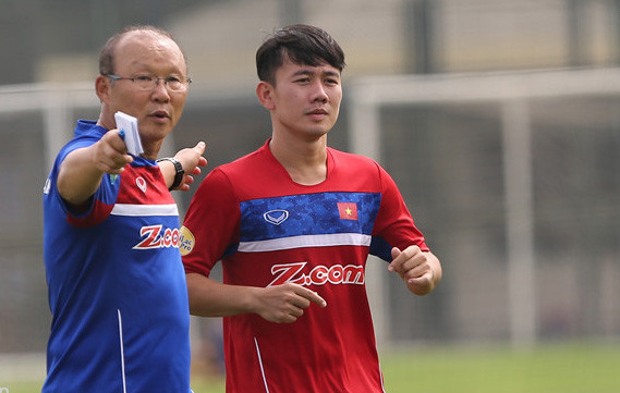 Minh Vương từng đoạt danh hiệu Cầu thủ trẻ xuất sắc nhất V.League 2014. Ảnh: Internet