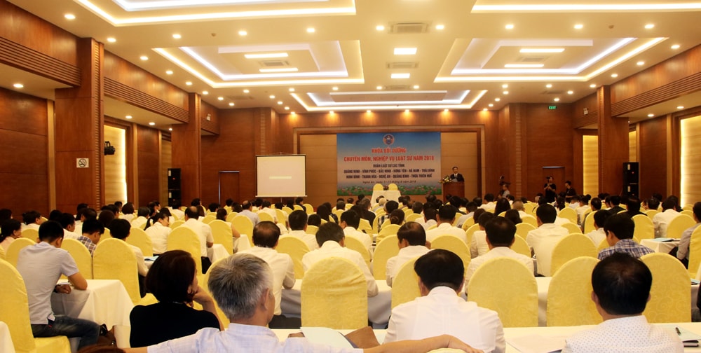 Toàn cảnh lớp bồi dưỡng. Ảnh: Thanh Bình