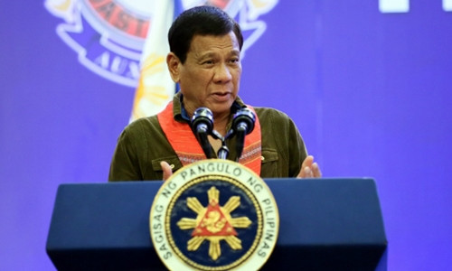 Tổng thống Philippines Rodrigo Duterte. Ảnh:Rappler.